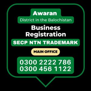 Business Registration, Tax Advisor, Pak Advisor, Company Registration, Chinese and Foreigners, Form, Filling, NTN Registration, PSEB, GST/STRN Sales Tax Registration, PSW Pakistan Single Window Registration, Chamber, FBR, SECP, TradeMark Registration, Import Export Registration Licence in Awaran District in the Balochistan.