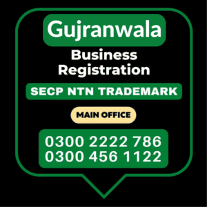 Gujranwala Business Registration, Tax Advisor, Pak Advisor, Company Registration, Chinese and Foreigners, Form, Filling, NTN Registration, PSEB, GST/STRN Sales Tax Registration, PSW Pakistan Single Window Registration, Chamber, FBR, SECP, TradeMark Registration, Import Export Registration Licence in Gujranwala City Pakistan.