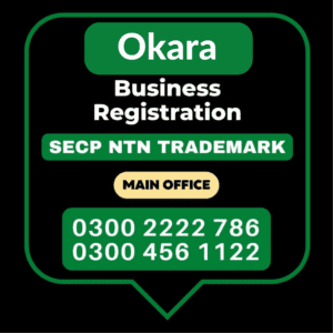 Business Registration, Tax Advisor, Pak Advisor, Company Registration, Chinese and Foreigners, Form, Filling, NTN Registration, PSEB, GST/STRN Sales Tax Registration, PSW Pakistan Single Window Registration, Chamber, FBR, SECP, Trademark Registration, Import Export Registration License in Okara Pakistan.