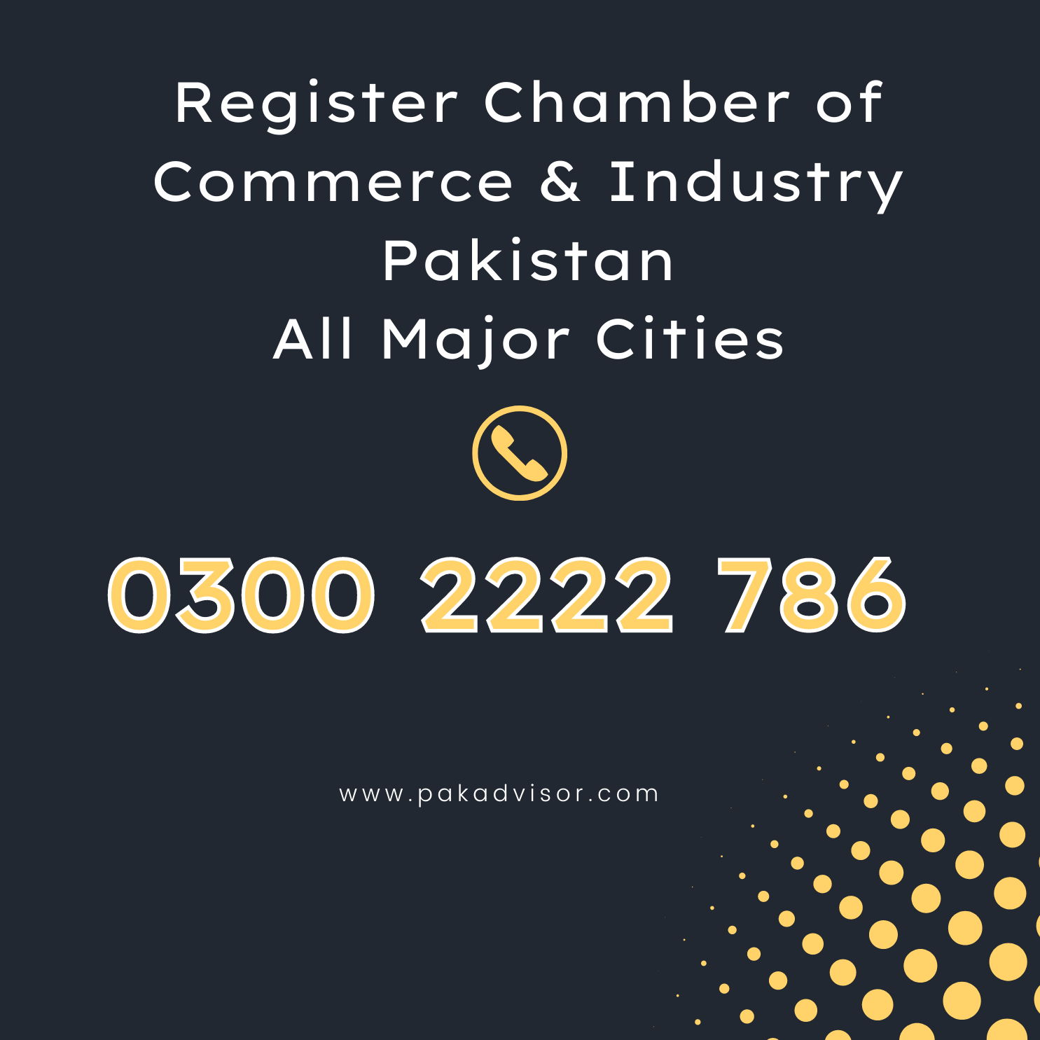 Register Chamber of Commerce and Industry Pakistan - All Major Cities