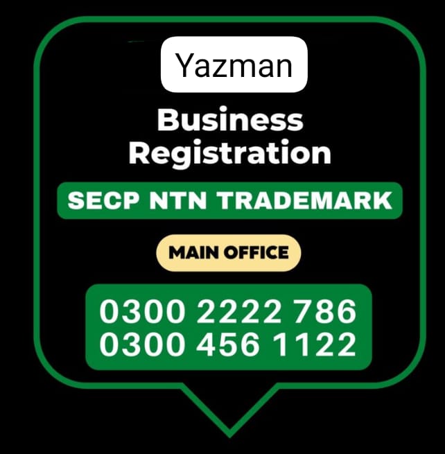 Yazman Business Registration, Tax Advisor, Pak Advisor, Company Registration, Chinese and Foreigners, Form, Filling, NTN Registration, PSEB, GST/STRN Sales Tax Registration, PSW Pakistan Single Window Registration, Chamber, FBR, SECP, TradeMark Registration, Import Export Registration Licence in Yazman Pakistan.