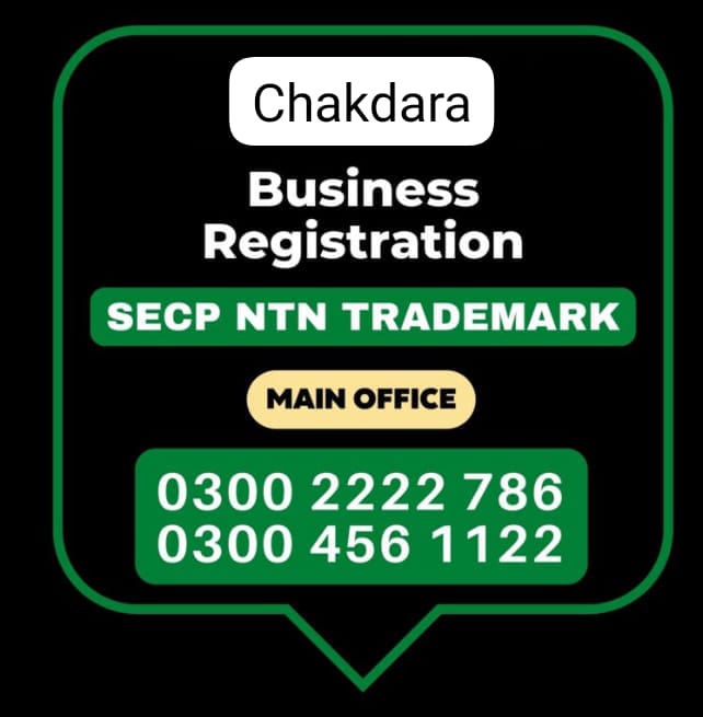 Chakdara Business Registration, Tax Advisor, Pak Advisor, Company Registration, Chinese and Foreigners, Form, Filling, NTN Registration, PSEB, GST/STRN Sales Tax Registration, PSW Pakistan Single Window Registration, Chamber, FBR, SECP, TradeMark Registration, Import Export Registration Licence in Chakdara Pakistan.
