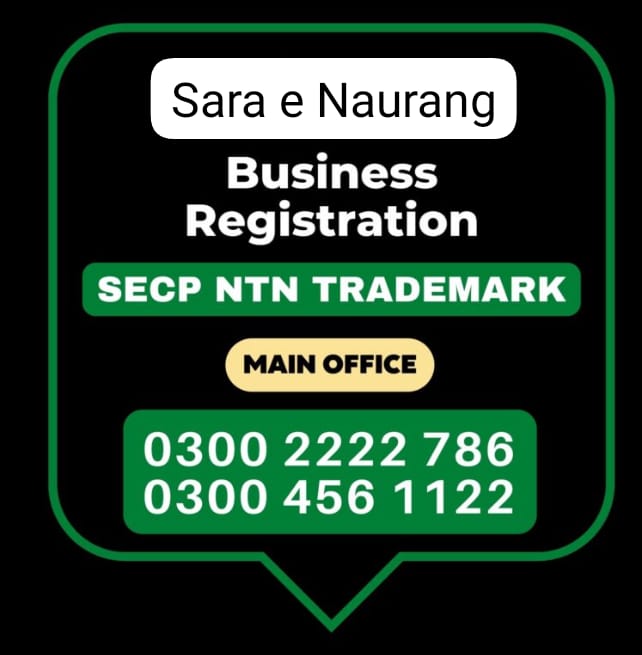 Sara e Naurang Business Registration, Tax Advisor, Pak Advisor, Company Registration, Chinese and Foreigners, Form, Filling, NTN Registration, PSEB, GST/STRN Sales Tax Registration, PSW Pakistan Single Window Registration, Chamber, FBR, SECP, TradeMark Registration, Import Export Registration Licence in Sara e Naurang Pakistan.