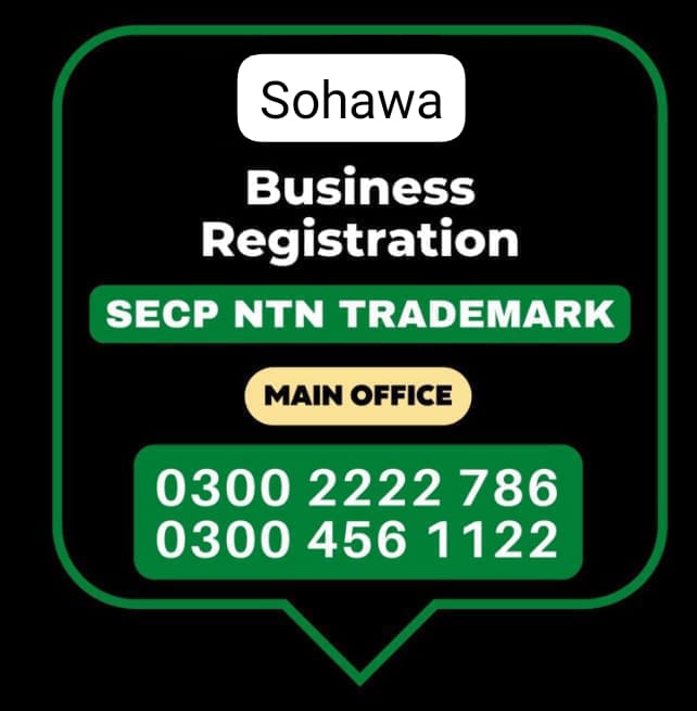 Sohawa Tax Advisor, Pak Advisor, Company Registration, Chinese and Foreigners, Form, Filling, NTN Registration, PSEB, GST/STRN Sales Tax Registration