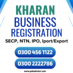 Kharan Business Registration, Tax Advisor, Pak Advisor, Company Registration, Chinese and Foreigners, Form, Filling, NTN Registration, PSEB, GST/STRN Sales Tax Registration, PSW Pakistan Single Window Registration, Chamber, FBR, SECP, TradeMark Registration, Import Export Registration Licence in Kharan City Pakistan.