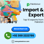 What are the top 10 exports from Pakistan?